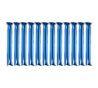 IMIKEYA Inflatable Cheering Sticks Noise Makers: Blue Aluminum Foil Boom Clappers Prop for Sporting Events Concerts Kids Adults (60 Pcs)