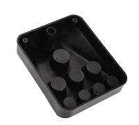 IMIKEYA Ink Cup Pen Holder Stand and Pigment Cup Rack Black Tattoo Tool Base Organizer for Tattoo Artists Studio Workstation