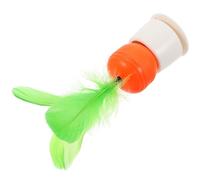 IMIKEYA Interactive Carrot Shape Cat Treat Dispenser and for Kittens and Cats with Spring Function, Abs Material Cup for Home Entertainment and Teasing