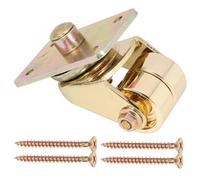 IMIKEYA Iron Piano Caster with Screws for Strong Stability and Universal Movement, Classic Vintage Style Golden Iron Caster for Upright Piano Accessories