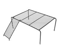 IMIKEYA Iron Rutin Chicken Platform and Chicken Rack for Small Pets, Black Iron Material with Features That Encourage Jumping and Health, for Pet Adventuring and Exploring