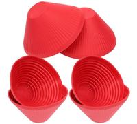 IMIKEYA Jar Gripper Rubber Pads 6Pcs Flexible Non-Slip Silicone Grip for Effortless Lid Opening in Kitchen for Seniors and Weak Hands