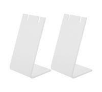 IMIKEYA Jewelry Stand for Displaying Earrings L Shape 2pcs Acrylic Earring Holder Organizer with Elegant Design, Versatile Use and Resistant to Deformation for Displaying Necklaces and