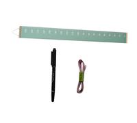 IMIKEYA Kids Height Chart Wall Decor Nordic Style Removable Growth Ruler for Children Canvas Height Measuring Tool for Nursery and Playroom