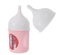 IMIKEYA Kitten Bottle Feeding Set for Newborn Puppies and Kittens Nursing, 20ml Silicone and Plastic Wide Mouth Nursing Bottle with Anti-choke Design and Easy Cleaning, for Postrecovery