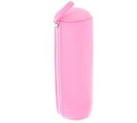 IMIKEYA Large Capacity Felt Pencil Case with Zipper, Portable Pen Bag for Students and Office Staff, Cute Pink Pencil Pouch Suitable for School and Everyday Use
