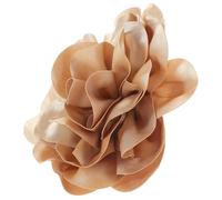 IMIKEYA Large Handmade Yellow Fabric Flower Brooch Pin for Women Elegant Clothes Accessory Statement Brooch for Dresses and Suits Versatile Stylish Gift for Diverse Tastes