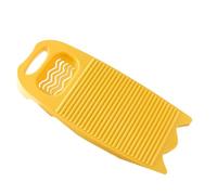 IMIKEYA Large Yellow Washing Board with Sturdy Stand and Soap Holder, Pp Material Washboard for Hand Washing Clothes, Antislip Design Saves Time and Effort for Laundry at Home Or Travel