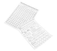 IMIKEYA Learning Harp Chord Poster Durable Coated Paper Chart for Beginners Detailed Harp Chord Practice Guide for Students Teachers Enhances Music Theory Understanding