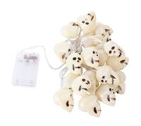 IMIKEYA LED Skull String Lights for Halloween Decoration Decorative Light with Unique Skull Design for Festive Atmosphere and Various Layouts No Batteries Included