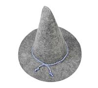 IMIKEYA Light Grey Scarecrow Witch Wizard Hat for Halloween Costume Party Lightweight Comfortable Fit Unique Design for Adults and Versatile Cosplay Accessory for Themed Events and
