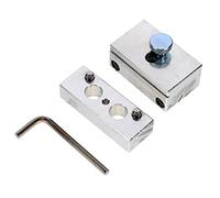 IMIKEYA Lipstick Mold Aluminum Diy Two-hole Lipstick Tube Mold Silver Craft Making