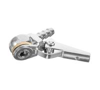 IMIKEYA Locking Air Chuck for Tires Silver Quick Connect Tire Inflator Chuck with Clip Compatible with Air Compressors and Inflators for Easy Efficient Inflation