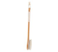 IMIKEYA Long Handle Bath Brush for Home Use with Soft Horsehair Bristles and Phyllostachys Pubescens Bamboo Wood, Comfortable Back Scrubbing Brush that Boosts and Suitable for Household