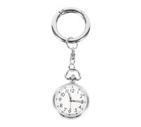 IMIKEYA Luminous Pocket Watch for Nurses with Key Ring Portable Movement Lapel Watch Glow The Dark Pointer for Nurse Friends Easy to Carry and Practical Design