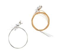 IMIKEYA Lyre Strings Metal Accessories Replacement Set for Harp Instrument Use in Music Practice and Performance