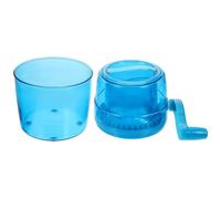 IMIKEYA Manual Hand Crank Ice Machine Portable Blue Small Ice Crusher for Home Use Kitchen