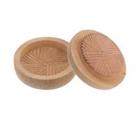 IMIKEYA Manual Mill Grain Grinder Wooden Beige Portable Rice Milling Tool for Rice and Grains, Removes Bran, Kitchen and On-the-go Use