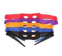 IMIKEYA Masquerade Masks Comfortable to Wear and Not Easy to Fall Half-face for Men 5pcs Pvc Composite Cloth for Masquerade Balls and Stage Performances