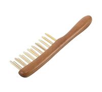 IMIKEYA Massage Comb for Wooden Scalp Massaging Ergonomic Design Trigger Point Relief for Dry and Wet Hair Grooming for Meridians Scraping Massage at Home