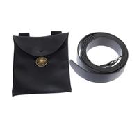 IMIKEYA Medieval Vintage Waist Belt Bag PU Leather Cosplay Waist Pouch Portable Purse for Halloween Renaissance Costume Party Role Play Accessories