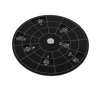 IMIKEYA Melody Tool Circle of Fifths Chord Wheel Circle of 5ths Wheel Melody Tool for Guitar Theory Music of Fifths Guitar Key Aluminum Alloy Black