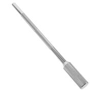 IMIKEYA Metal Cowbell Bracket Double-headed Silver Cowbell Fixing Rod Sturdy Mounting Jam Blocks Extension Rack for Drum Kits Stylish Hardware for Drummers