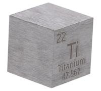 IMIKEYA Metal Density Cube for Science Education High Density Polished Element Cube for Student Learning and Classroom Demonstrations Space Saving for Lab Experiments and Educational