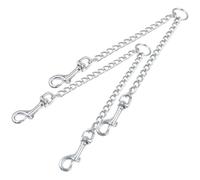 IMIKEYA Metal Dog Collar Backup Safety Clips Product Accessories 2pcs Providing Extra Security and Easy to Clean for Leash Connector Suitable for Working with Large Strong Dogs