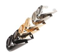 IMIKEYA Metal High Heel Tip Protectors 3 Pairs Decorative Shoe Point Caps for Pointed Shoes Replacement Cover Accessories in Gold Silver and Gunmetal