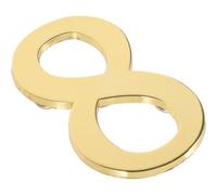 IMIKEYA Metal Mailbox Number Magnetic House Number Golden Wear Resistant Creative Practical Design for Garages and Mailboxes