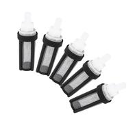 IMIKEYA Micro Water Pump Inlet Filter Strainer Easy to Install and Prevent Trash Blocking 5pcs with Stainless Steel Mesh and Plastic Frame Suitable for Inner Diameter 7mm for Water Inlet