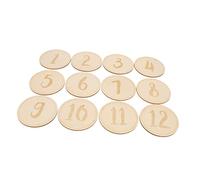 IMIKEYA Milestone Cards Set Wooden Birthday Memory Cards for Photography Props Pcs