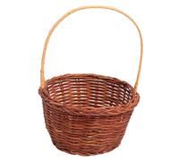 IMIKEYA Mini Basket Props for Easter DIY Activity Creative Desktop Basket Handmade Weaving Props for Home School Decoration