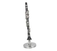 IMIKEYA Mini Clarinet Miniature Mini Musical Instruments Model for Boys and Girls Clarinets Copper Decorative Instrument