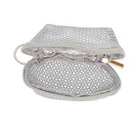 IMIKEYA Mini Cosmetic Bag Mesh Makeup Pouch for Outdoor Use Easy to Carry with Breathable Mesh Cloth Allows Makeup Sponge to Dry and Store Keys Compact Slim Design