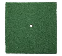 IMIKEYA Mini Golf Swing Practice Hitting Mat 30x30cm Indoor Home Golfing Practice Pad with Simulated Grass and Eva Material, Easy Visibility and Safe for Beginners