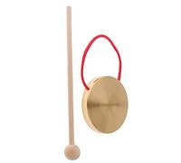 IMIKEYA Mini Gong and Drums Chinese Instrument Traditional Opera Percussion Music Hand Gong for Cultural Performances Random Style