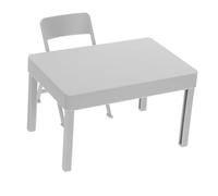 IMIKEYA Miniature Dollhouse Folding Chairs Set Compact Plastic Doll Furniture for Playtime Educational for Spatial Awareness and Creative Storytelling
