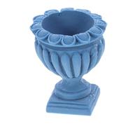 IMIKEYA Miniature Roman Column Flower Pot for Doll House Decor Abs Material Diy Plant Pot Model