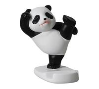 IMIKEYA Mobile Phone Holder and Flat Bottom Design with Stable Structure Resin Cartoon Panda Phone Stand for Hands-free Viewing on Desktop, for Following Tv Shows