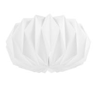 IMIKEYA Modern Minimalist Origami Lampshade Magnetic Decorative Light Cover for Home Use, Creative Pleated Paper Lamp Shade Accessory for Ceiling Lights