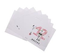 IMIKEYA Monthly Milestone Stickers 12pcs Self-adhesive Paper Decals to Commemorate First Year Keepsakes and Share Growth on Social Media
