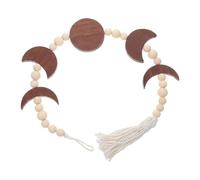 IMIKEYA Moon Phase Wall Decor Macrame Boho Wall Hanging Home Decor for Bedroom Office