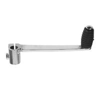 IMIKEYA Motorcycle Shift Lever with 13mm Mounting Hole, Aluminum Silver | Anti-slip Toe Pad, Secure Mounting, Smooth Gear Action, for Daily Riding and Maintenance