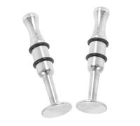 IMIKEYA Mouth Strength Training Tool for Sax Clarinet 2 Pcs Lip Muscle Builder Metal Exercise Device for Beginners Professionals