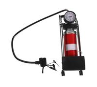 IMIKEYA Multifunction High Pressure Tire Foot Pump with Barometer for Car Motorcycle Bicycle Inflatable Balls and Boats Skid Foot Pedal Design for Stable Easy Inflation