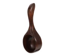 IMIKEYA Multipurpose Wooden Water Scoop with Ergonomic Handle Portable Food Serving Spoon for Kitchen Sauna Soup Cooking Natural Wood Lightweight Design for Home Use