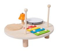 IMIKEYA Musical Instrument Educational Wooden Xylophone Drum for Safe and Percussion Versatile Game Table for Creative Play for Early Learning