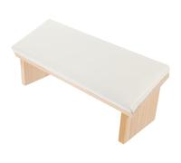 IMIKEYA Nail Arm Rest Stand for Acrylic Nails Soft Pu Leather Hand Pillow Slanted Design White Manicure Cushion for Salon